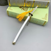 Wado Ichimonji Katana Replica | Zoro One Piece Metal Sword | 1:6 Scale | BlacksmithSONG - BlacksmithSONG
